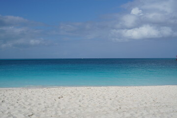 Fototapeta na wymiar カリブの海と浜