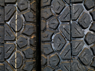 New rubber tyres kept for sale