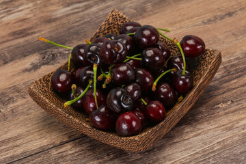 Ripe sweet tasty cherry  berry
