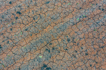 Cracked ground field harvest empty land