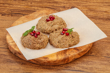 Georgian cuisine - pkhali from beans