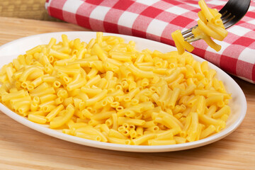 Plate full of delicious Macaroni and chesee