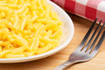 Plate full of delicious Macaroni and chesee