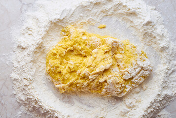 Cooking ravioli dough Healthy Italian food