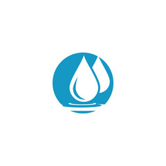Water drop Logo Template vector