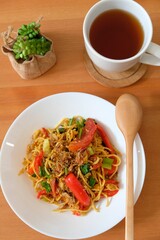 Mie Goreng Jawa or Bakmi Jawa is an Indonesian traditional food from Yogyakarta. 
