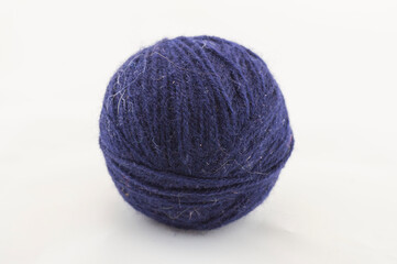 ball of blue thread