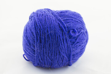 ball of blue thread