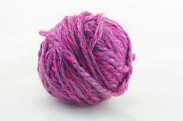 ball of purple thread