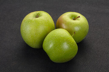 Green ripe apple