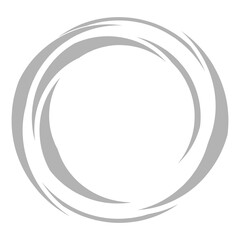 Cyber-cyberpunk, sci-fi geometric circles, rings. Hi-tech HUD elements. Concentric, radial revolving circles for techno, technology themes. Circular, round design  elements