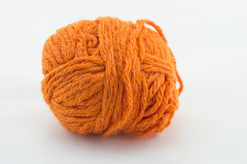ball of orange thread