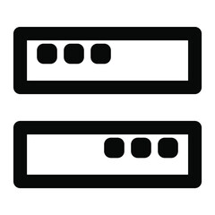 25 Black Minimalist Premium Website Line Icon Pack Transparant