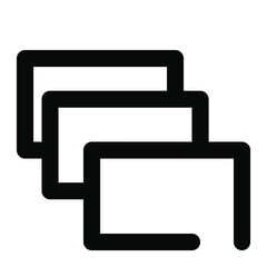25 Black Minimalist Premium Website Line Icon Pack Transparant