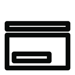 25 Black Minimalist Premium Website Line Icon Pack Transparant
