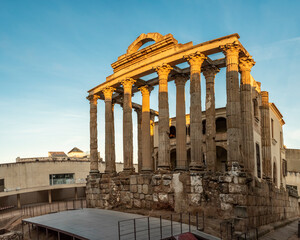 Obraz premium Temple of Diana Merida Spain
