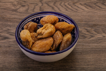 Dry sweet fig fruit heap