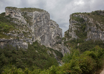 gorge du verdon orageux