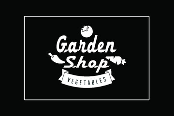 Garden shop or E-commerce logo