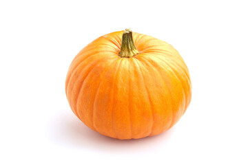 Fresh pumpkin isolated on white background