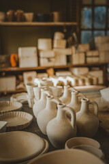 Naklejka na ściany i meble Ceramic workshop 