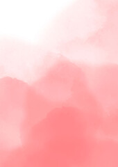 Retro watercolor image with pink watercolor texture background. Creative artistic background. Abstract summer background.