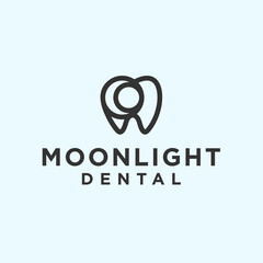 abstract dental logo. dentist icon