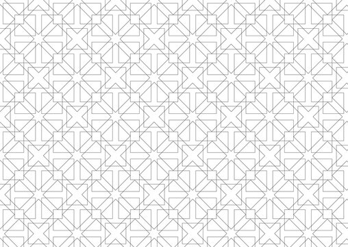 Modern stylish abstract texture pattern vector, repeating geometric tiles linear of square, monochrome stylish © Voy_ager