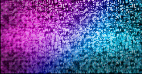 Abstract Neon Glowing Vibrant Background