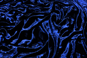 Beautiful luxury dark blue velvet texture background cloth...