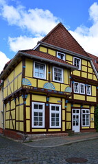 Fototapeta na wymiar Die Altstadt von Verden an der Aller, Niedersachsen