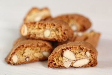 Italian almond biscuits cantuccini