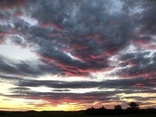 Obraz premium sky at sunset