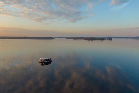 Hausboot auf dem Plauer See, Brandenburg an der Havel