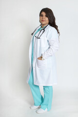 Young attractive female medical professional, woman doctor