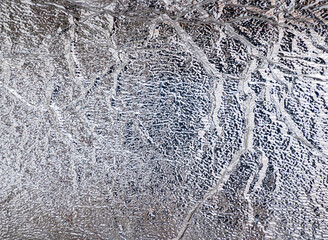 Silver isolation foil background