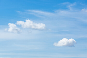 blue sky with cloud.