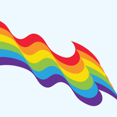  Abstrack beauty  Rainbow  Background  vector illustration design