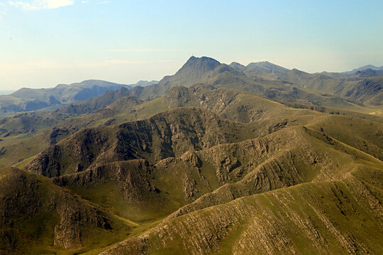 Aerial view of Sierra de la Ventana, Buenos Aires, ARgentina