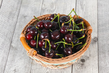 Ripe sweet tasty cherry  berry
