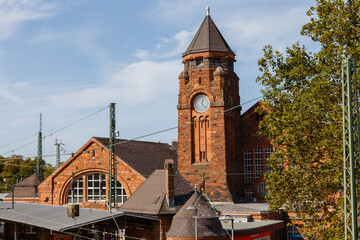 Gießen, der Bahnhof. Hessen, Deutschland, 20.09.2020.	