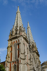 Fototapeta na wymiar St. Nicholas Roman Catholic Cathedral in Kyiv, Ukraine