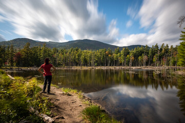 Fototapeta premium Early Autumn in the Adirondacks
