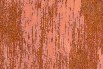 Rusty, old, metal background, texture close up