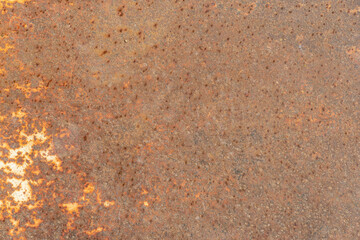 Rusty, old, metal background, texture close up