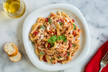 pasta with tomatoes