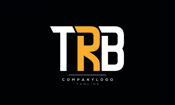Alphabet letters Initials Monogram logo TRB,TR,RB