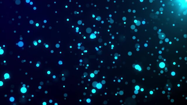 3d rendering of abstract backdrop with blink particles. Computer generated glare rain with glitter.