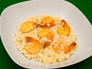 Shrimp risotto