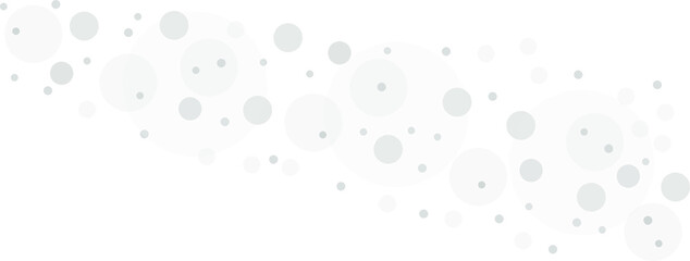 Gray vector background with a pattern of circles with different diameters. Textured template for a web splash in a modern style.